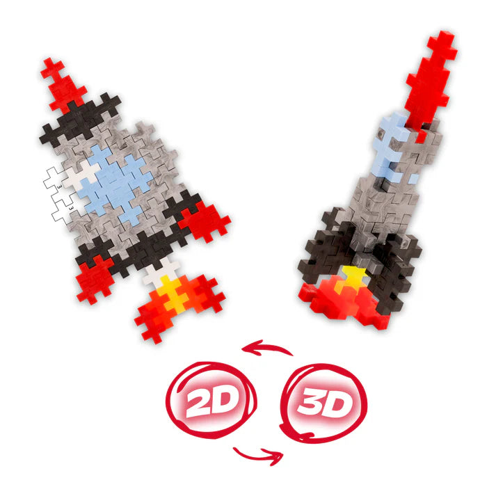 Plus Plus - Puzzle by Number Activity Pad - Space