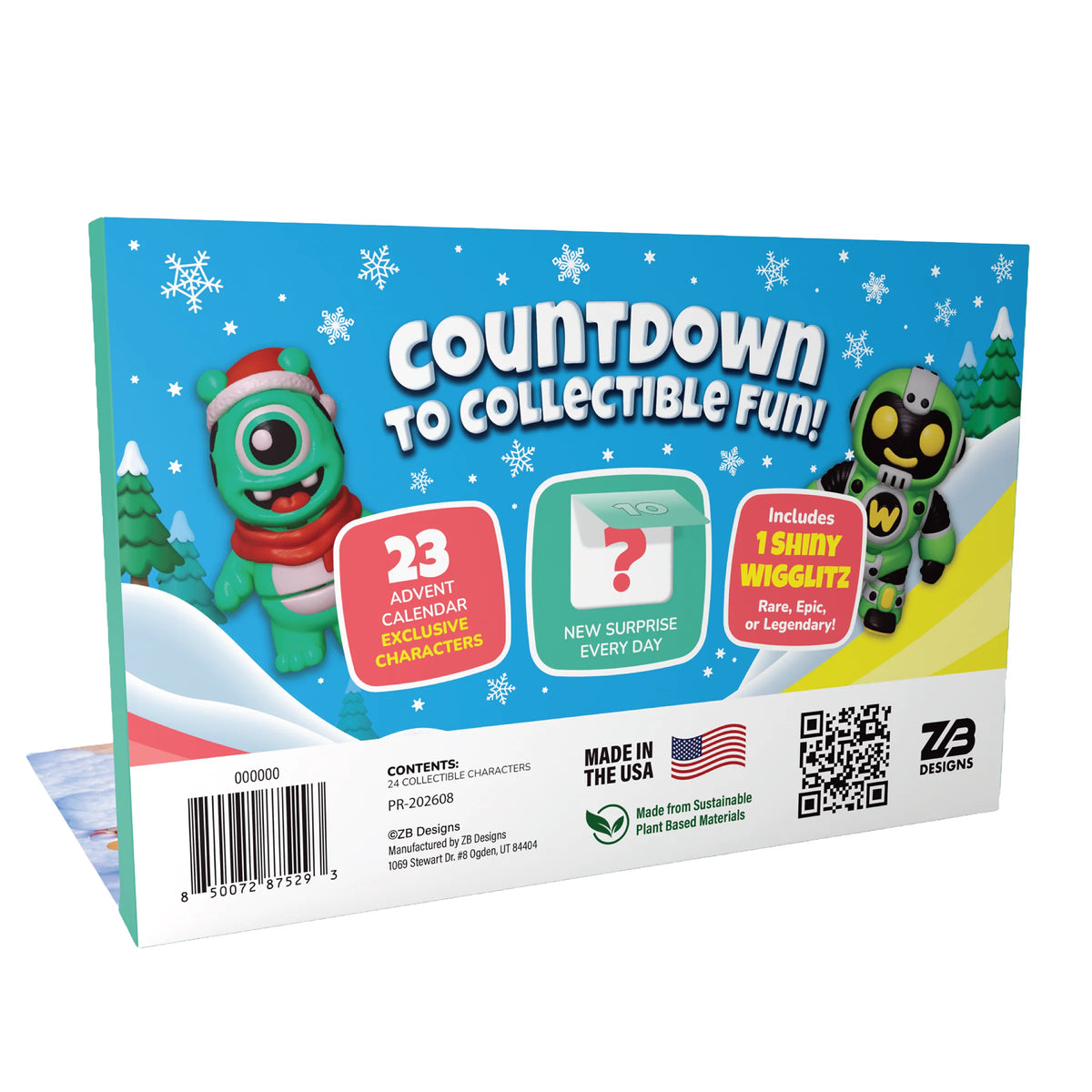 ZB Designs - Wigglitz - 2026 Christmas Holiday Advent Calendar