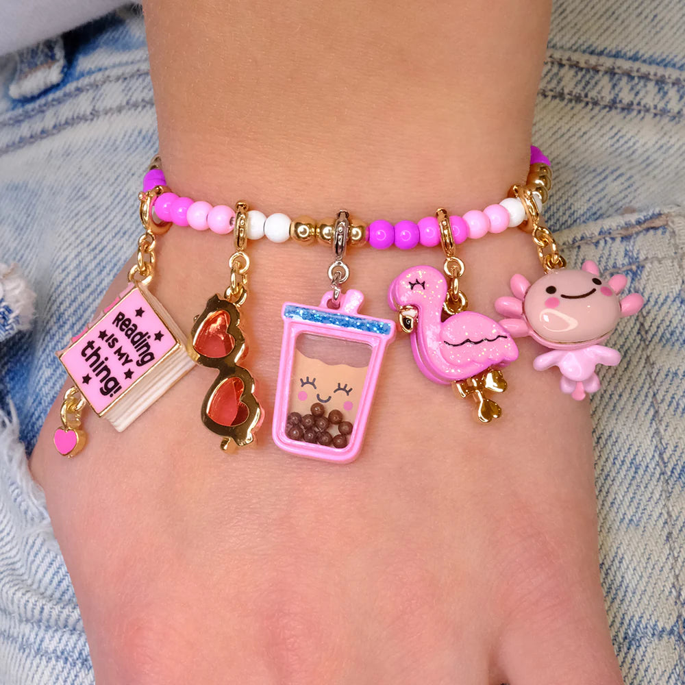 High IntenCity - Charm It! Gold Swivel Axolotl Charm