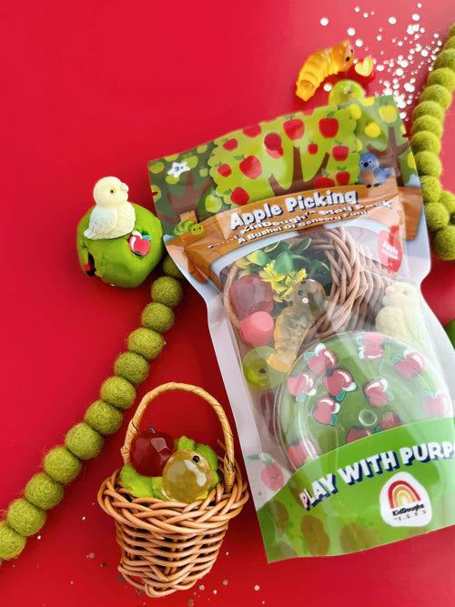 Earth Grown KidDoughs - Apple Picking Mini Play Pack