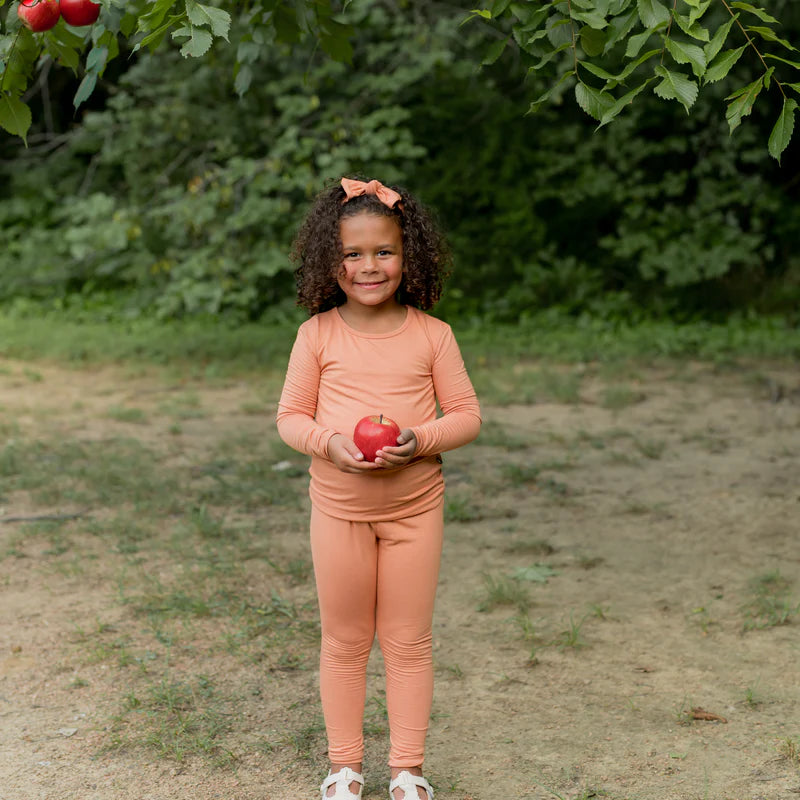 Kyte Baby - Apricot Two-Piece Long Sleeve Pajama Set