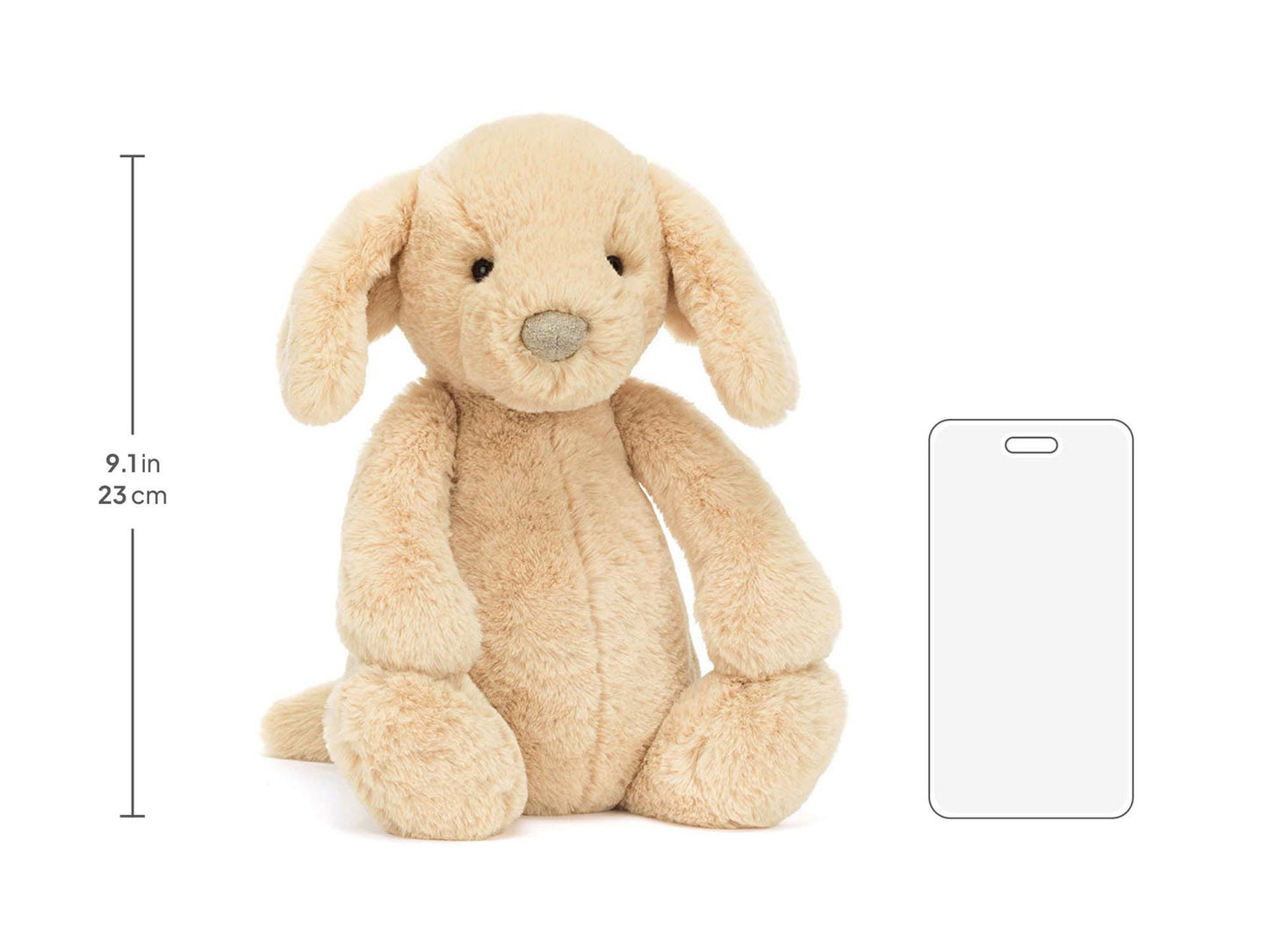 Jellycat- Bashful Luxe Puppy Orlando (Medium) LIMIT 1