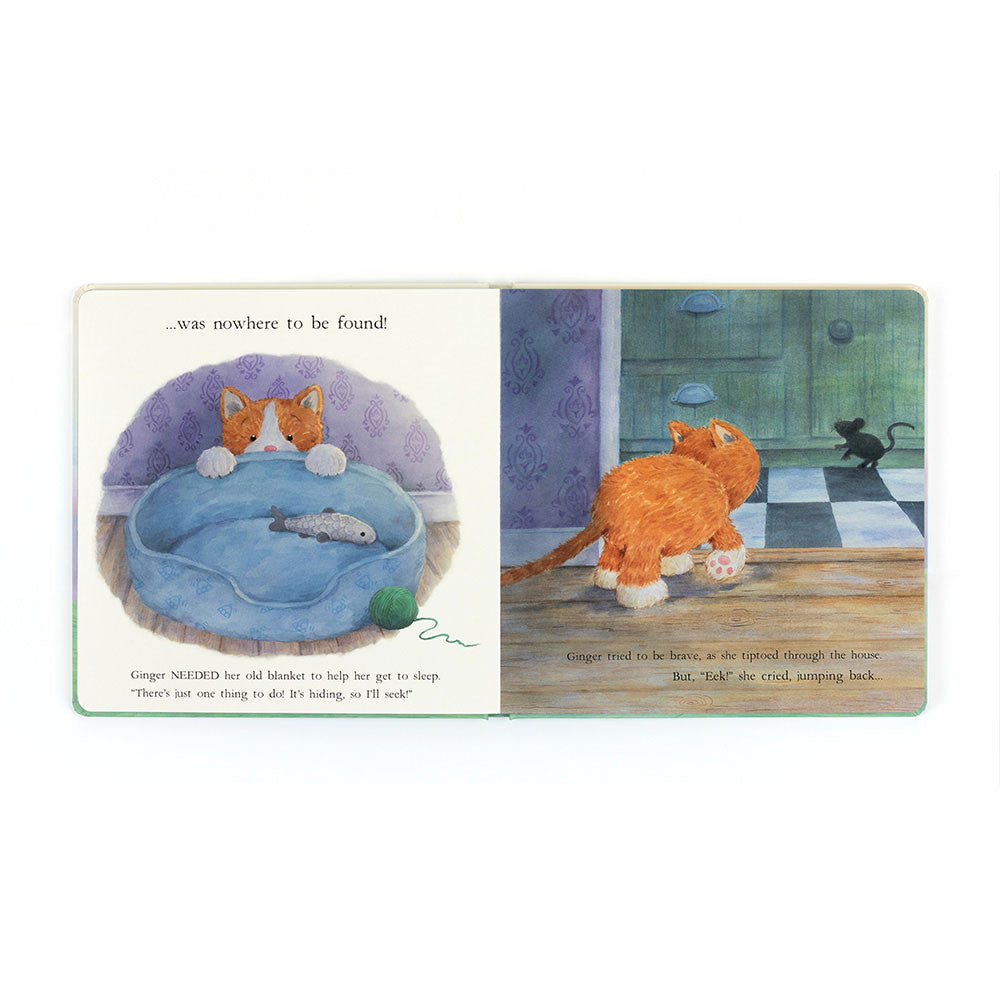 Jellycat - Ginger, The Courageous Kitten Book