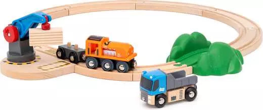 BRIO World - Train Set Starter Lift & Load Set