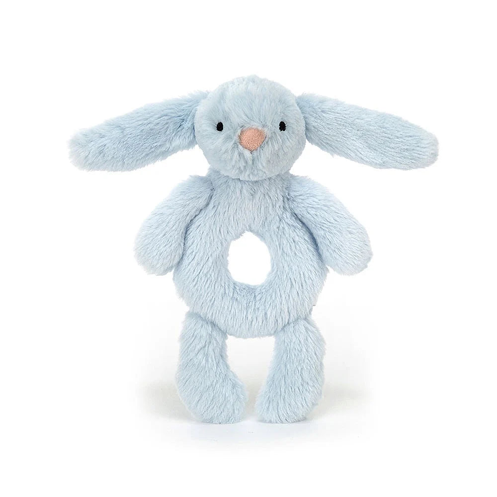 Jellycat - Bashful Blue Bunny Ring Rattle