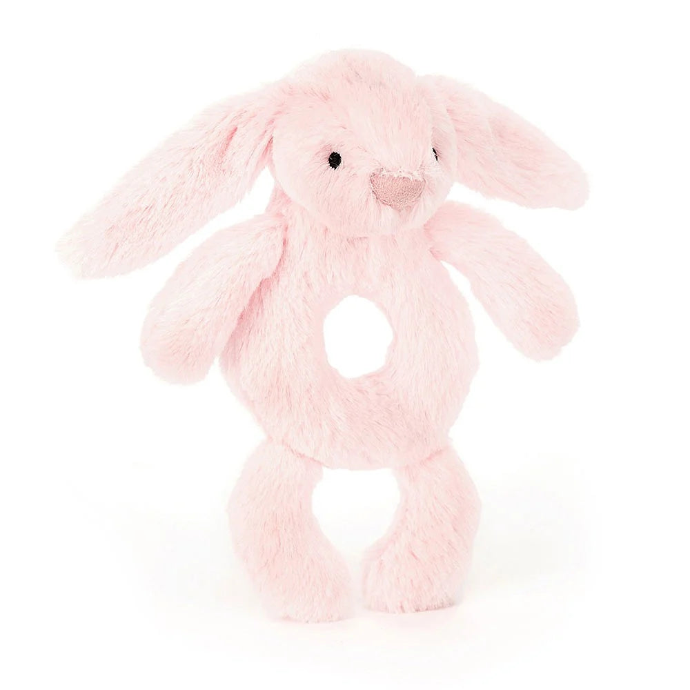 Jellycat - Bashful Pink Bunny Ring Rattle