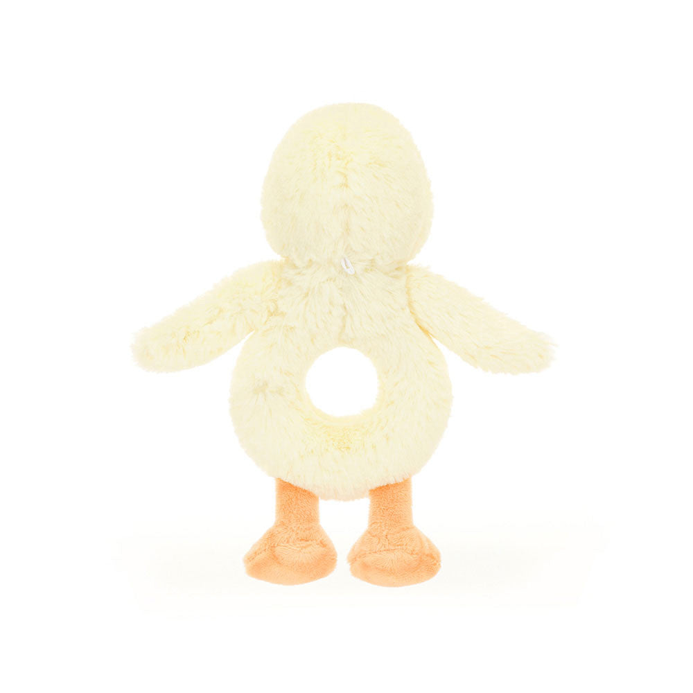 Jellycat - Bashful Duckling Ring Rattle