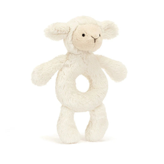 Jellycat - Bashful Lamb Ring Rattle