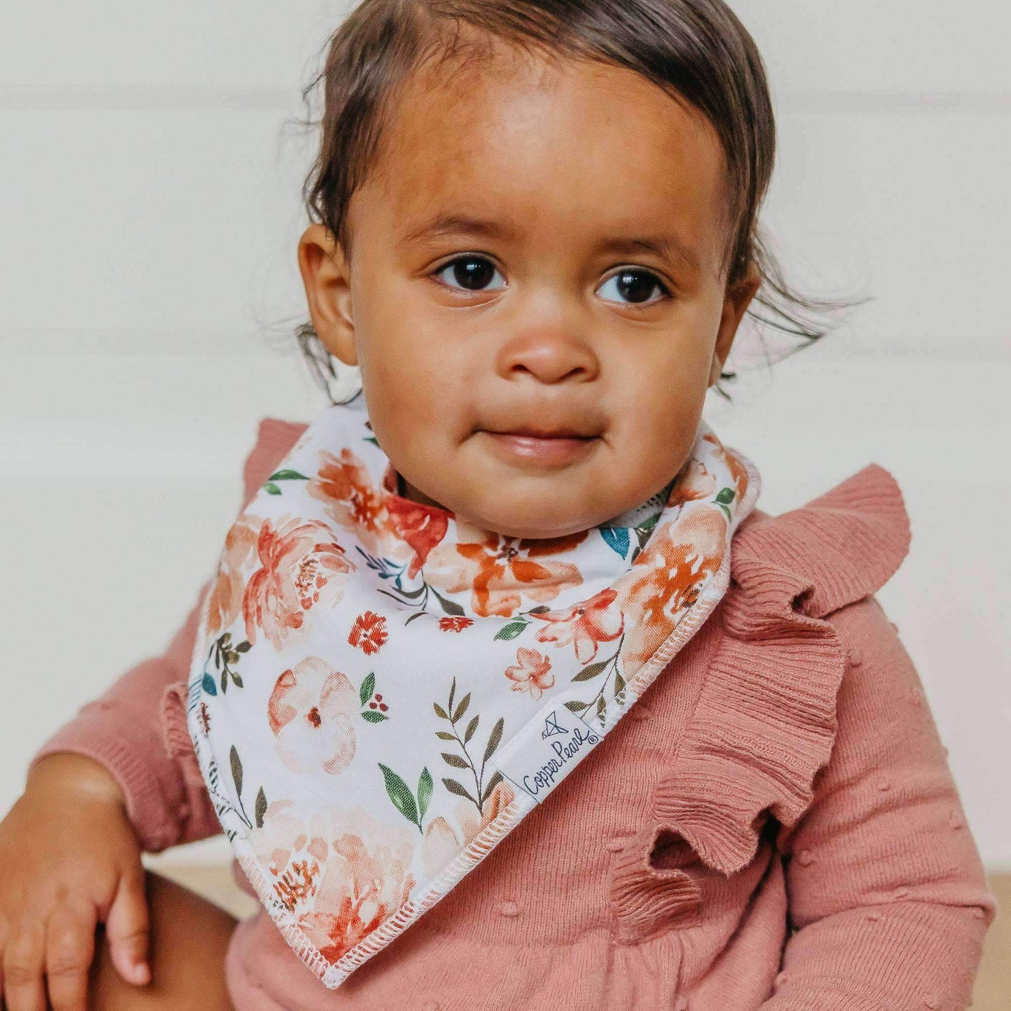 Copper Pearl - Autumn Bandana Bib Set (4-pack)