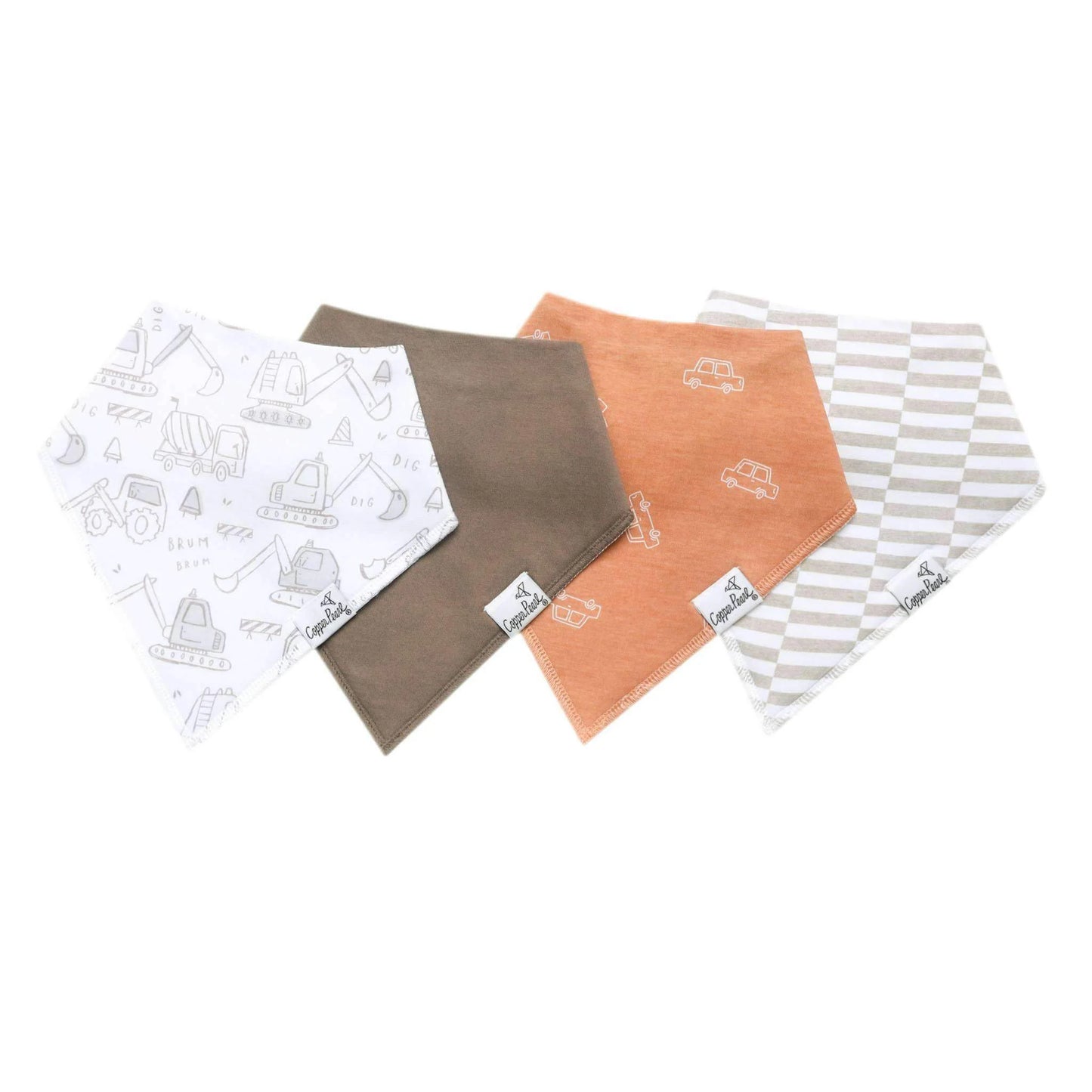 Copper Pearl - Gage Bandana Bib Set (4-pack)