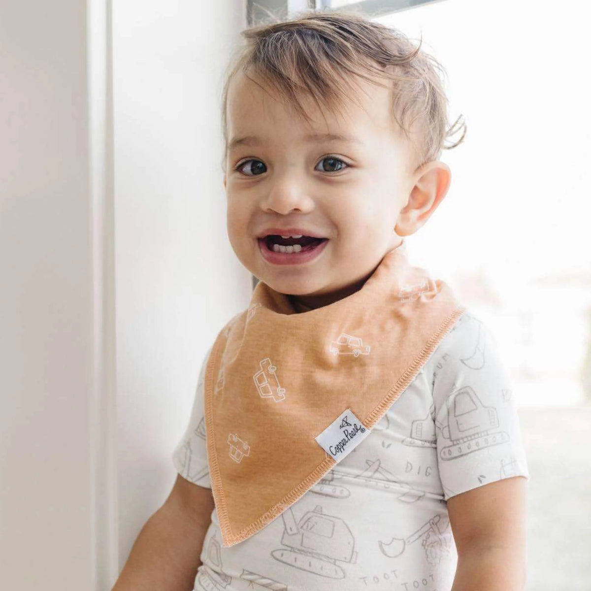 Copper Pearl - Gage Bandana Bib Set (4-pack)