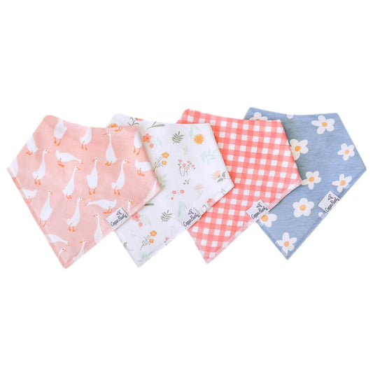 Copper Pearl - Goosie Bandana Bib Set (4-pack)