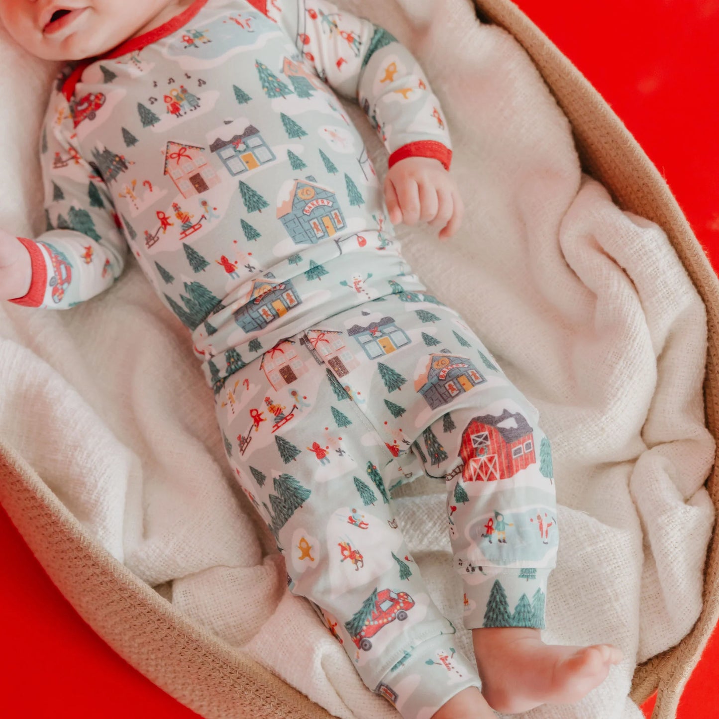 Copper Pearl - Snowy Slopes Baby Pants