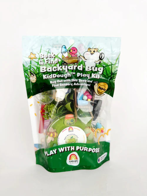 Earth Grown KidDoughs - Backyard Bug Seek 'n Find Play Kit