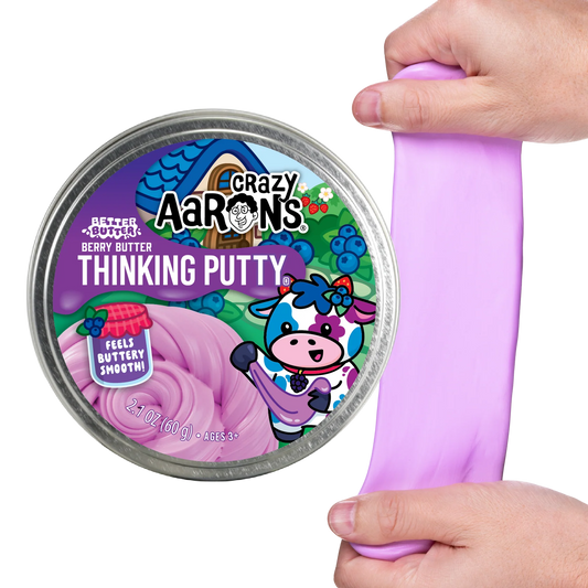 Crazy Aaron's - Better Butter Berry - Full Size 4" Thinking  Putty Tin