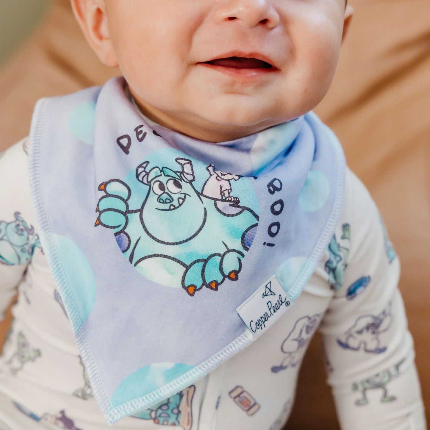 Copper Pearl - Monsters, Inc. Medley Bandana Bib Set (4-pack)