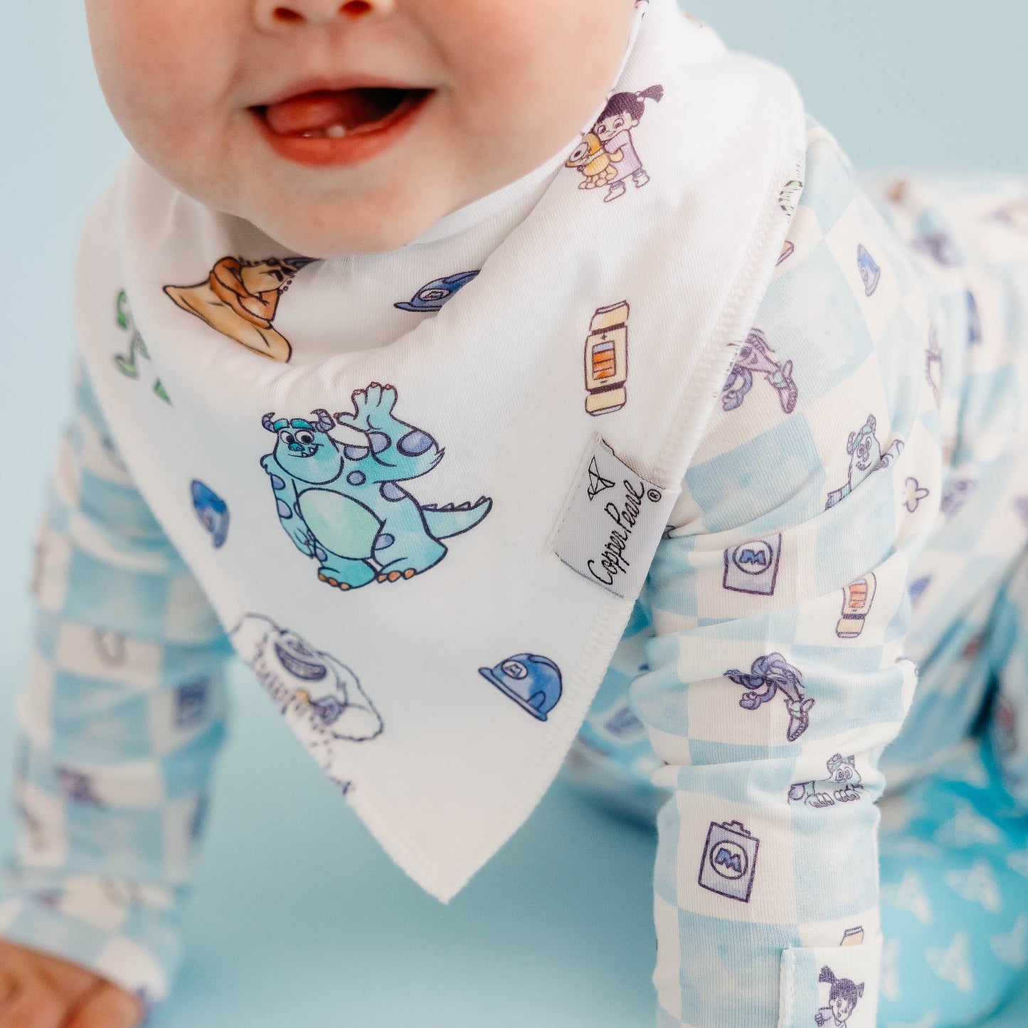 Copper Pearl - Monsters, Inc. Medley Bandana Bib Set (4-pack)