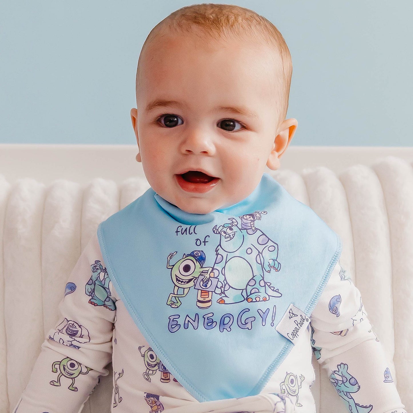 Copper Pearl - Monsters, Inc. Medley Bandana Bib Set (4-pack)