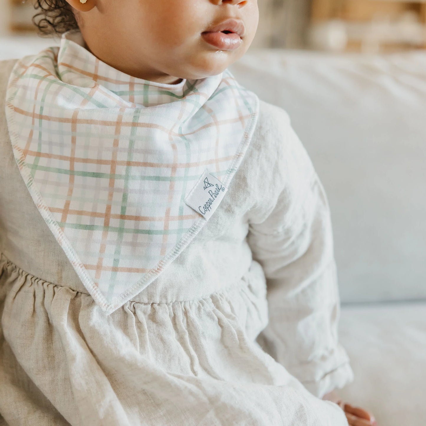 Copper Pearl - Natalie Bandana Bib Set (4-pack)