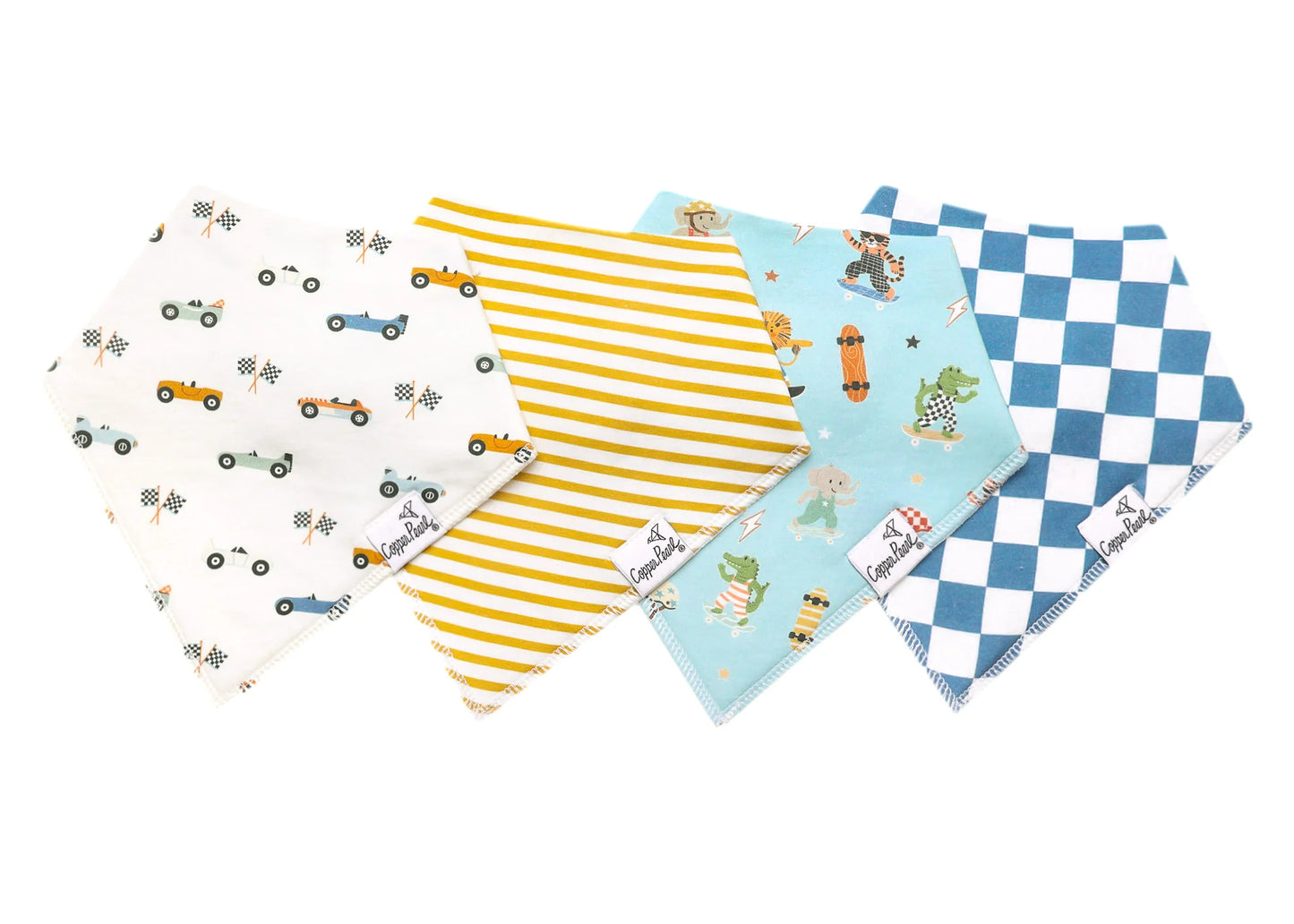 Copper Pearl - Speedster Bandana Bib Set (4-pack)