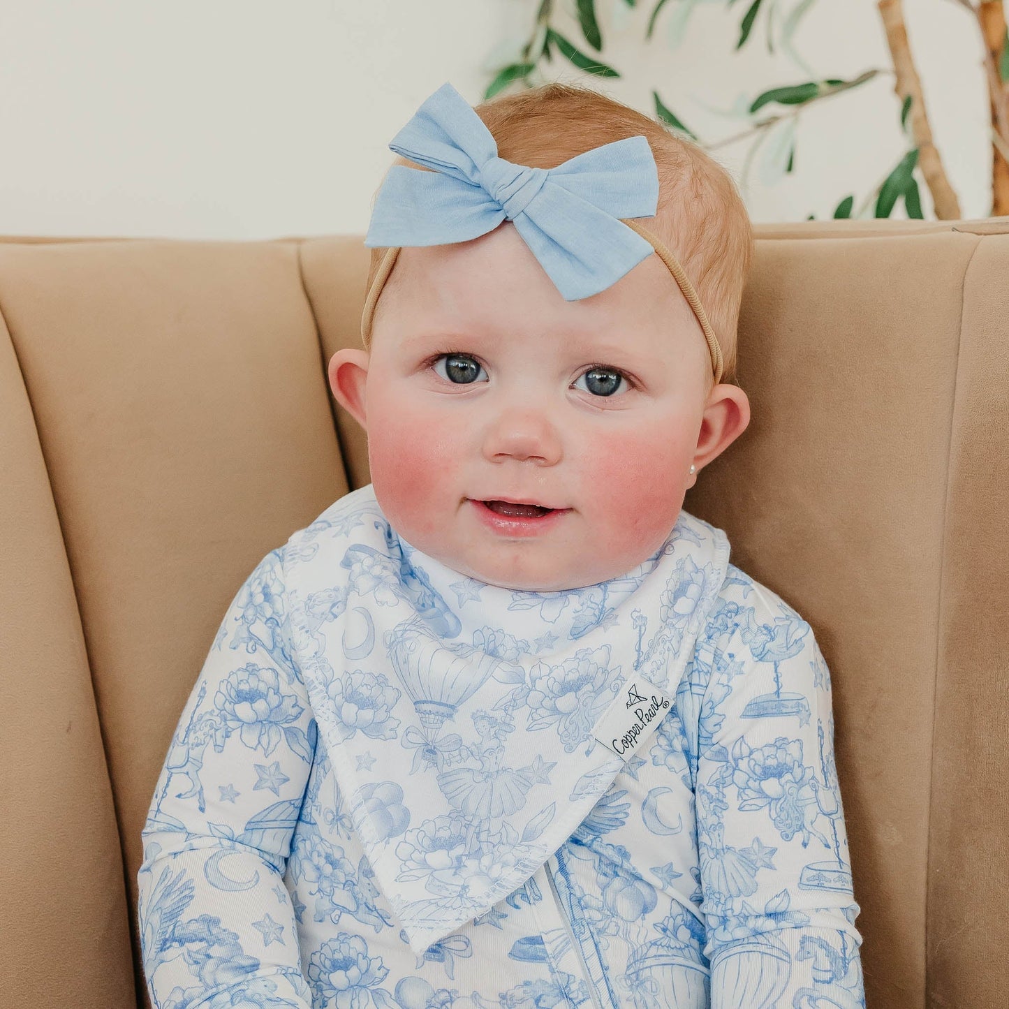 Copper Pearl - Vintage Carnival Bandana Bib Set (4-pack)