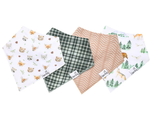 Copper Pearl - Wilder Bandana Bib Set (4-pack)