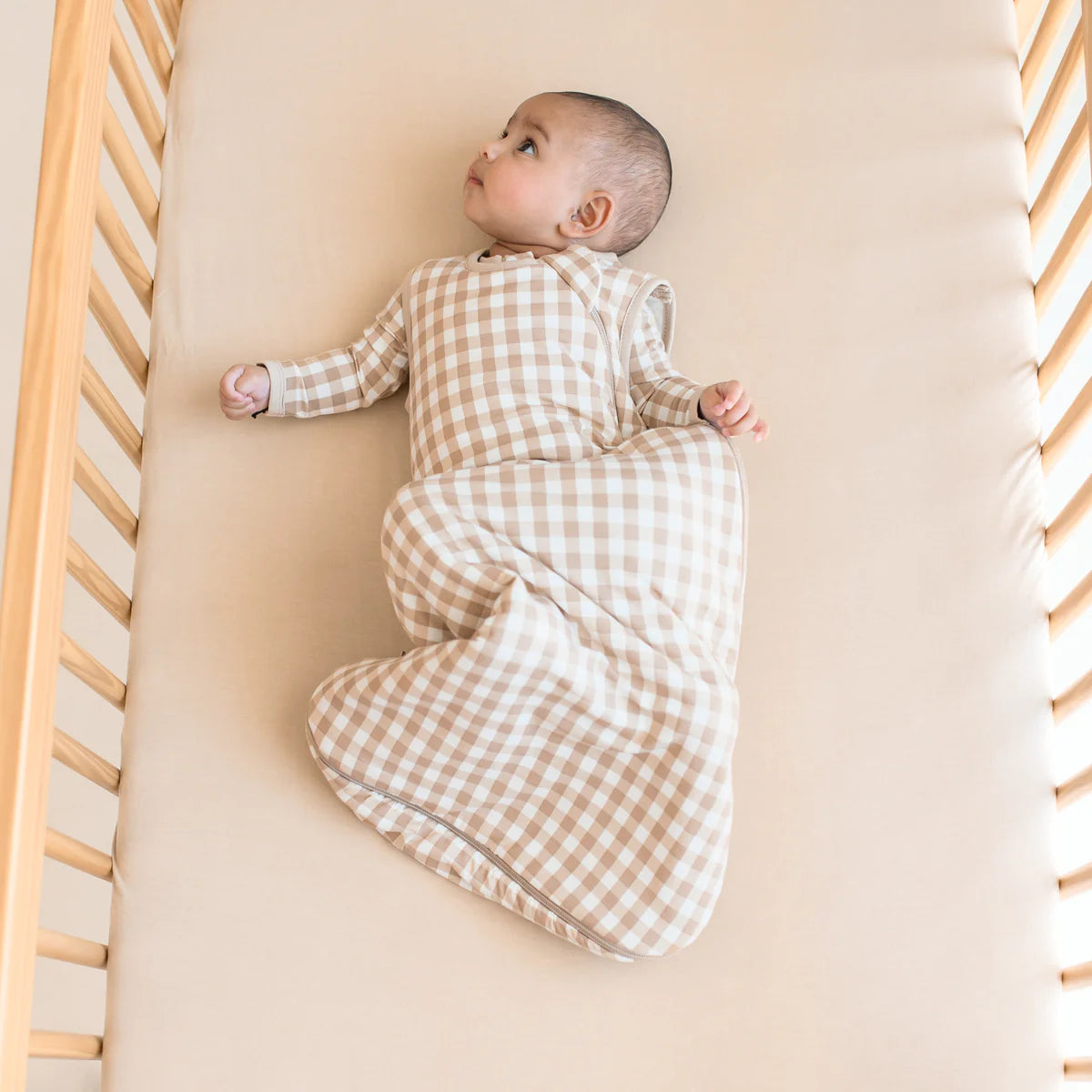 Kyte Baby - Gingham Bisque 1.0 Sleep Bag