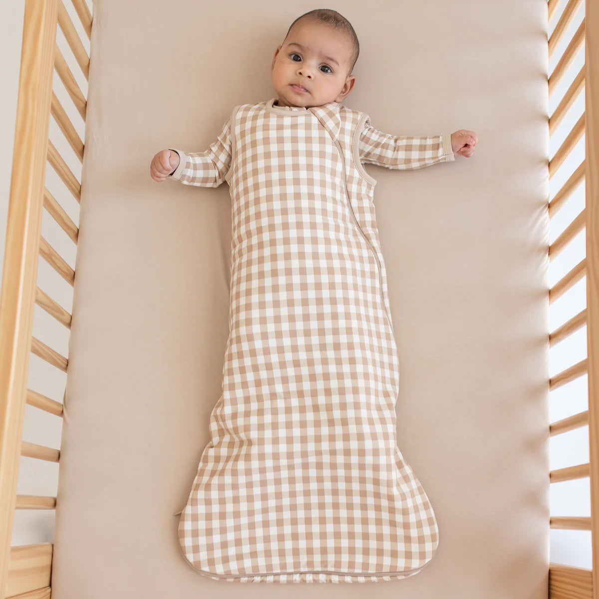 Kyte Baby - Gingham Bisque 1.0 Sleep Bag