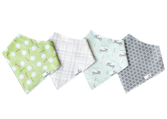 Copper Pearl - Bogey Bandana Bib Set (4-pack)