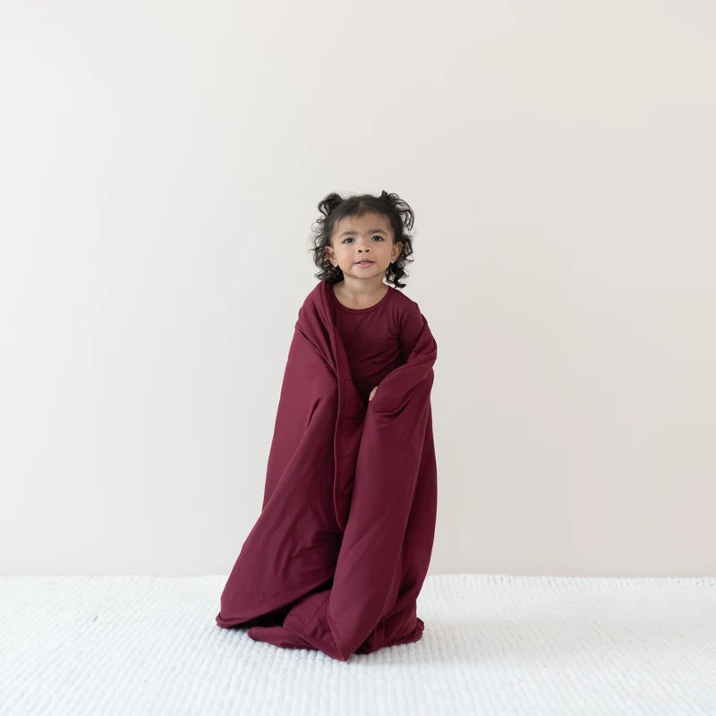 Kyte Baby - Toddler Blanket in Burgundy 2.5