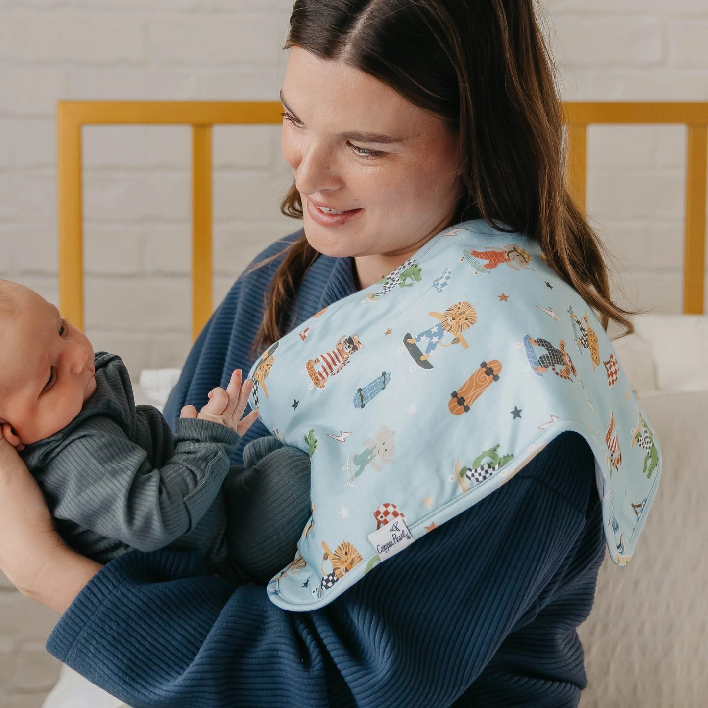 Copper Pearl - Speedster Burp Cloth Set (3-Pack)