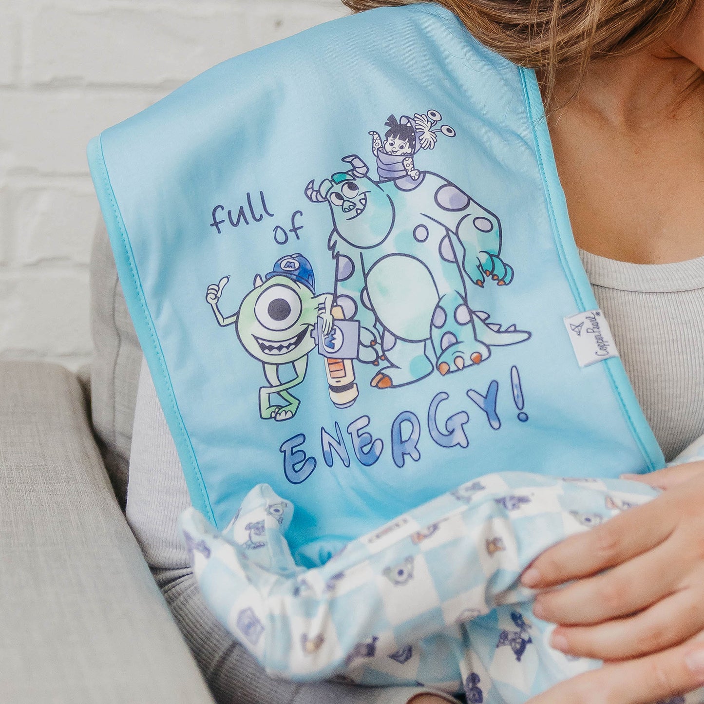 Copper Pearl - Monsters, Inc. Medley Burp Cloth Set (3-Pack)