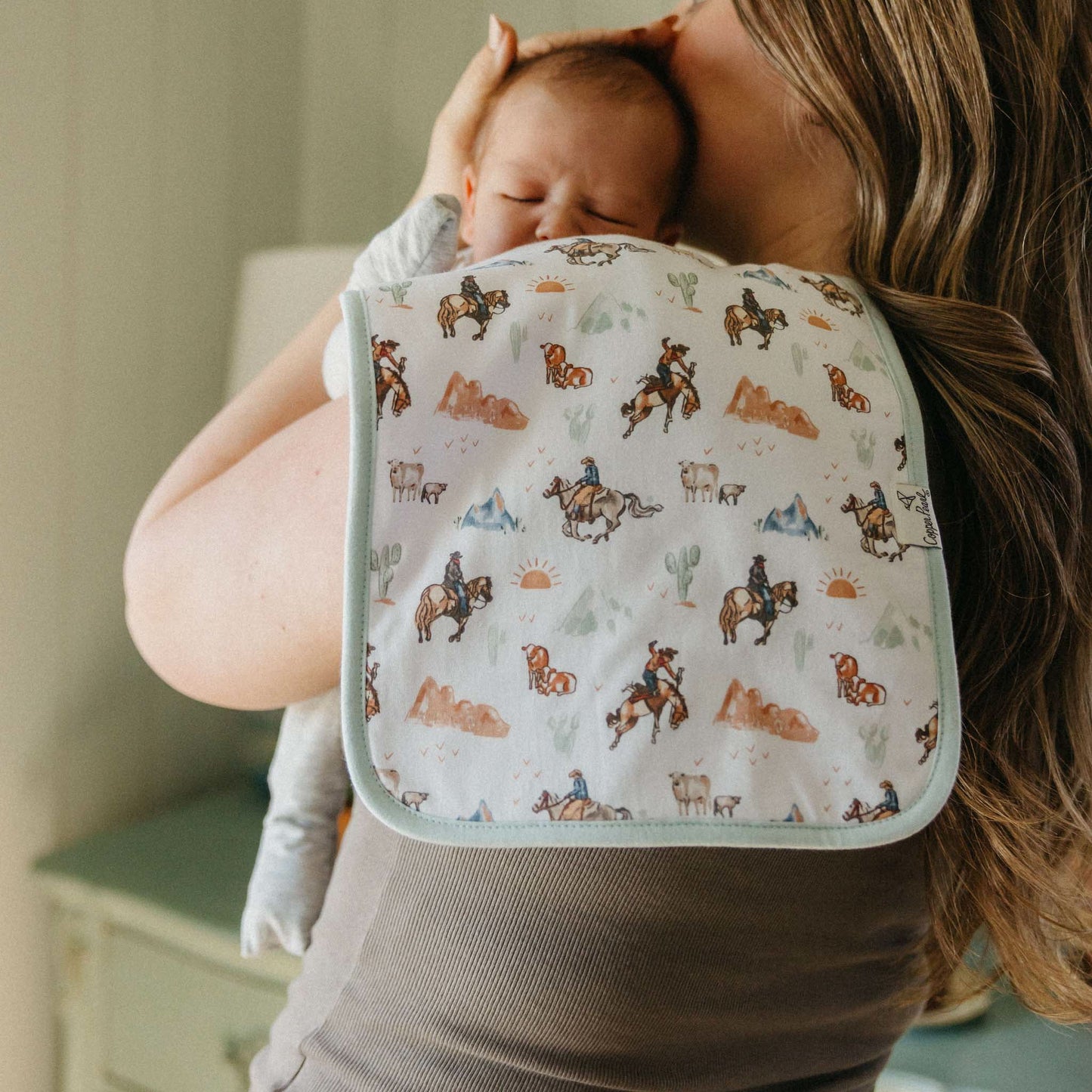 Copper Pearl - Boone Burp Cloth Set (3-Pack)
