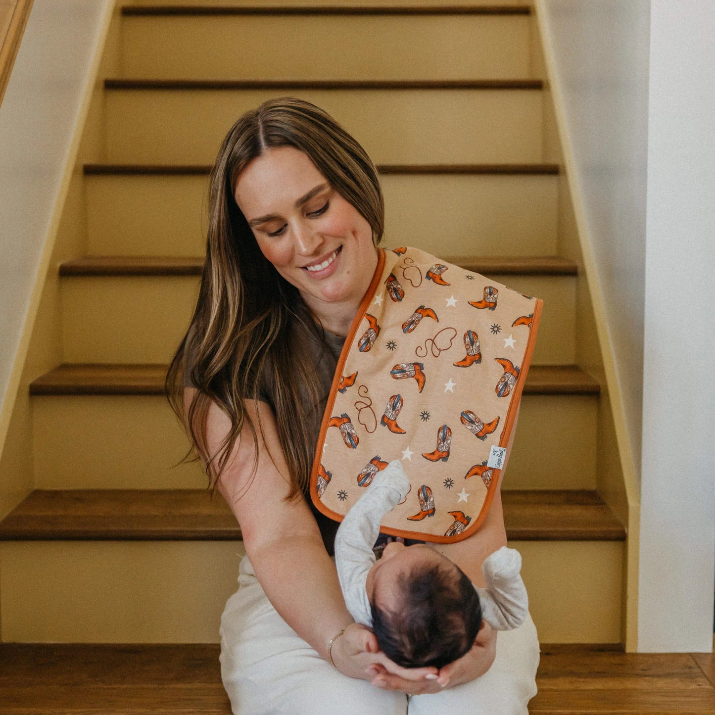 Copper Pearl - Boone Burp Cloth Set (3-Pack)