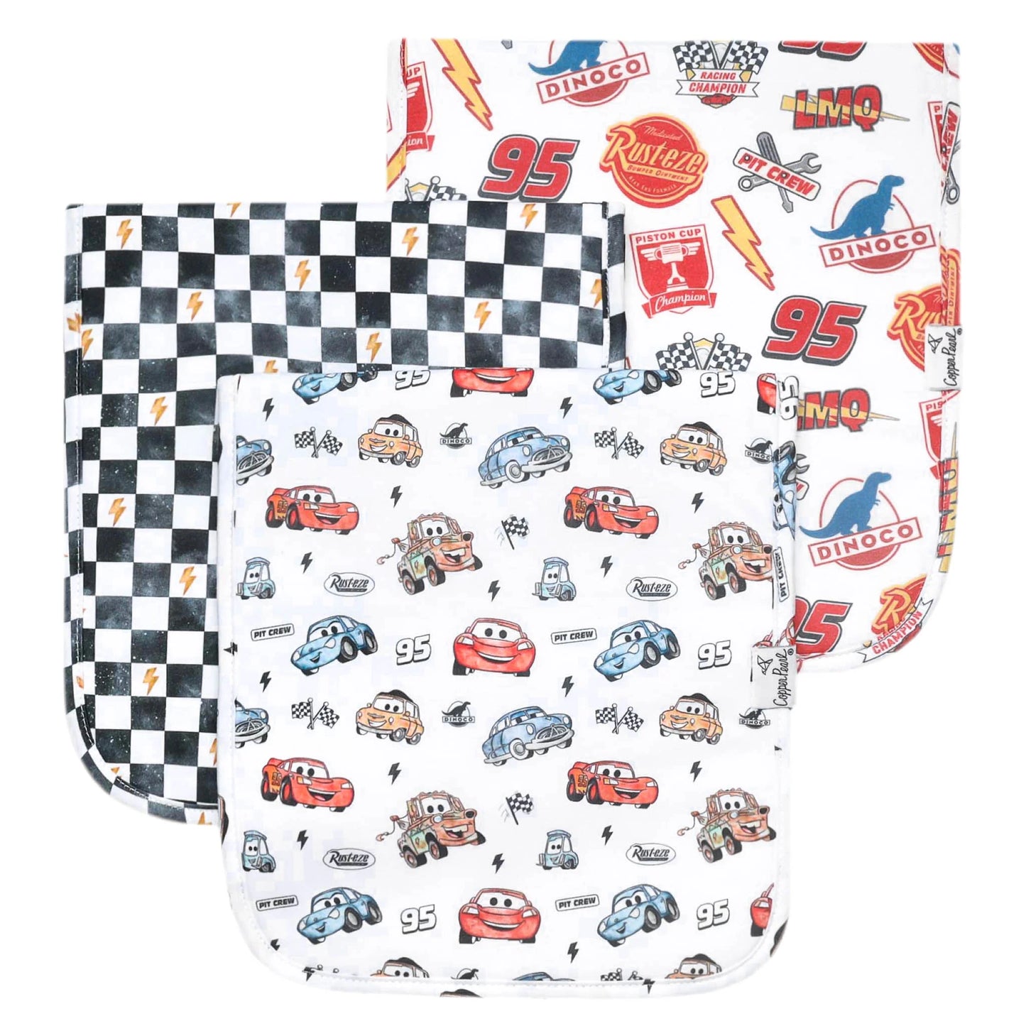 Copper Pearl - Disney Pixar Cars Burp Cloth Set (3-pack)