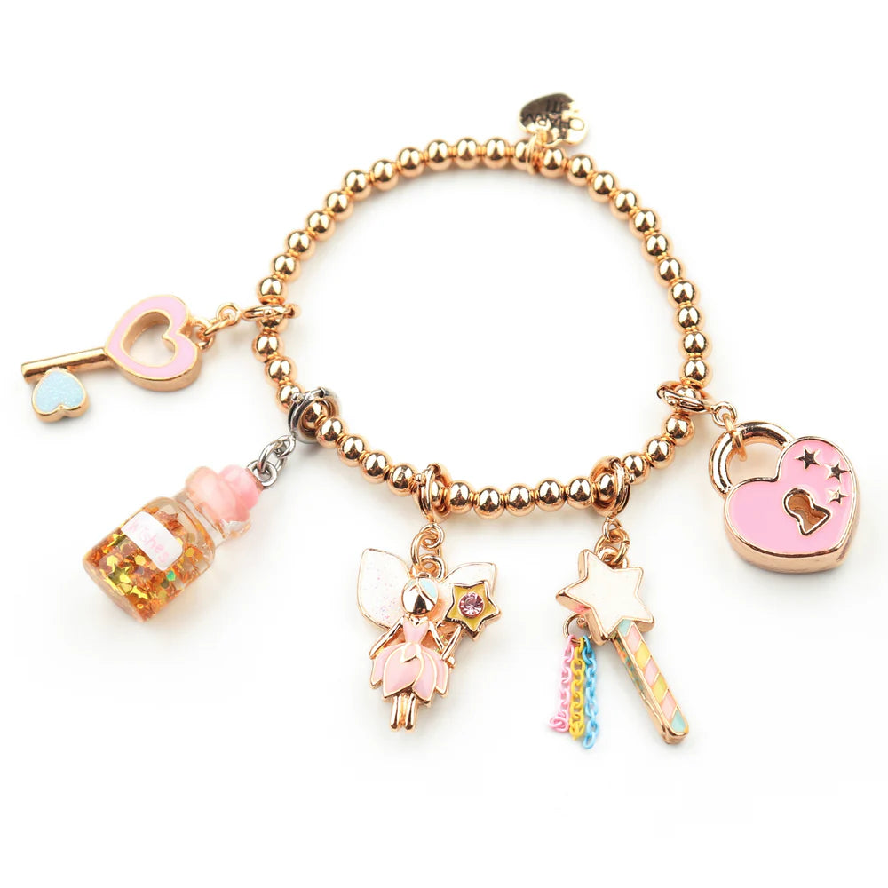 High IntenCity - Charm It! Gold Glitter Fairy Charm