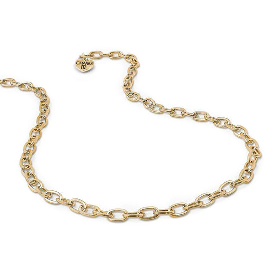 High IntenCity - Charm It! Gold Chain Necklace
