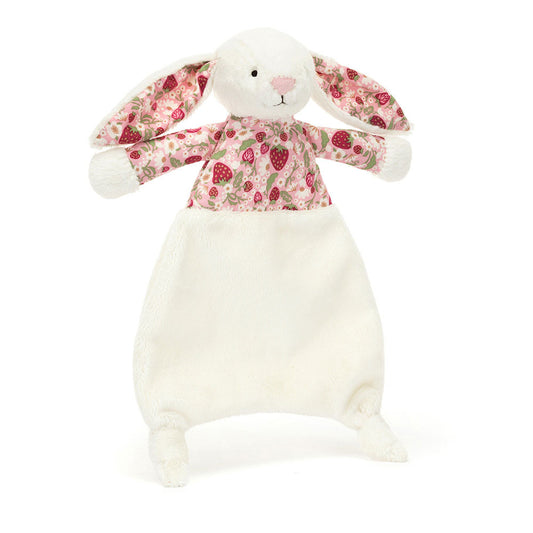 Jellycat - Blossom Cream Bunny 'Berry' Comforter