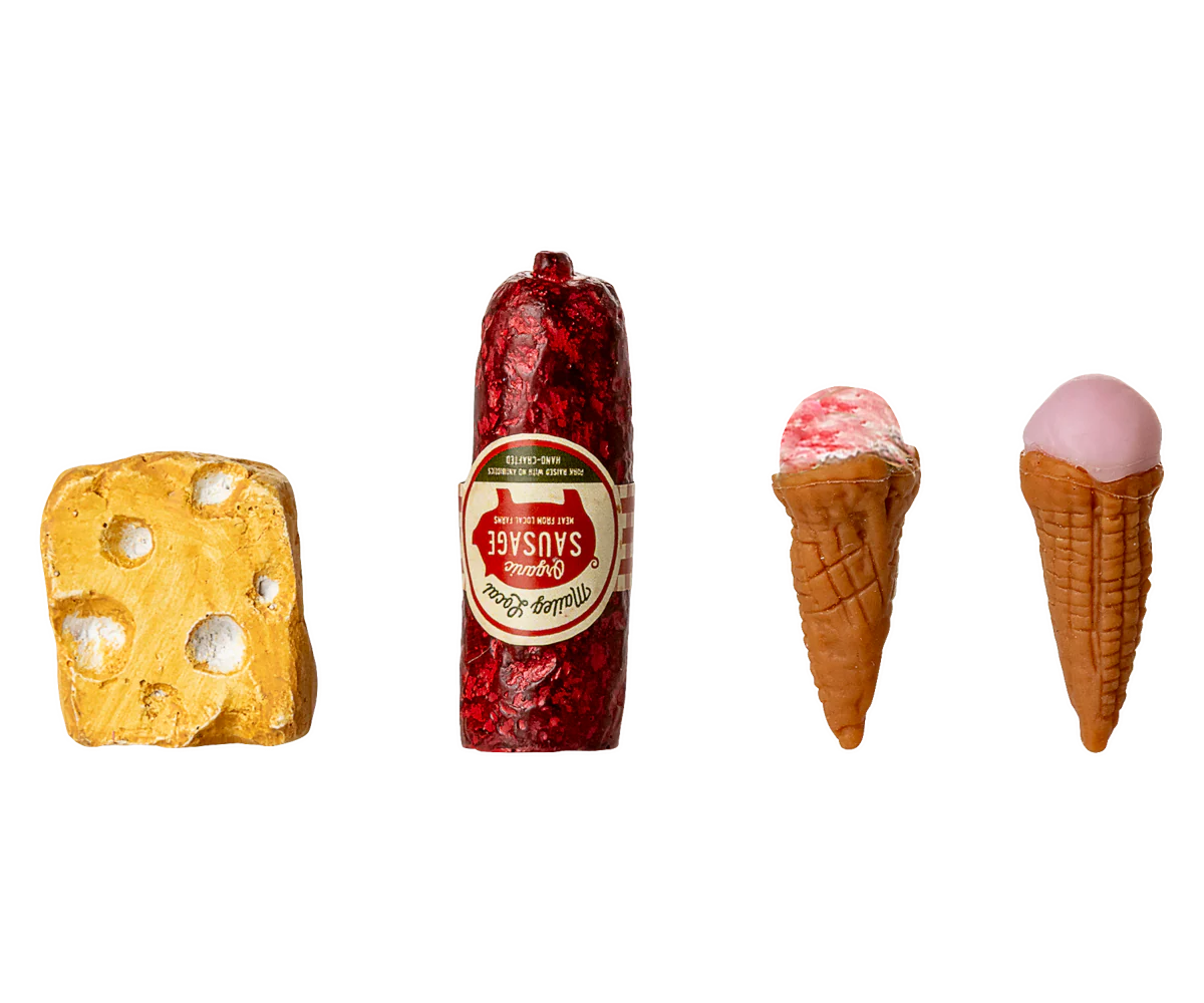 Maileg - Fridge, Mouse - Off white