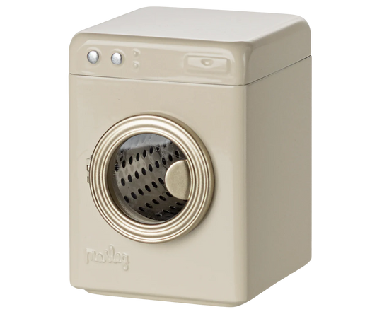 Maileg - Washing Machine, Mouse - Off White