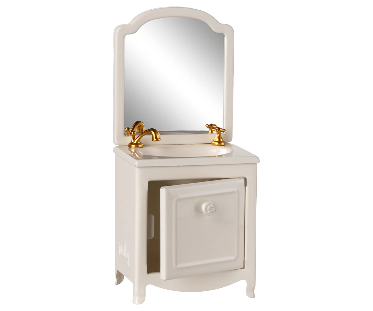 Maileg - Sink Dresser, Mouse - Off White
