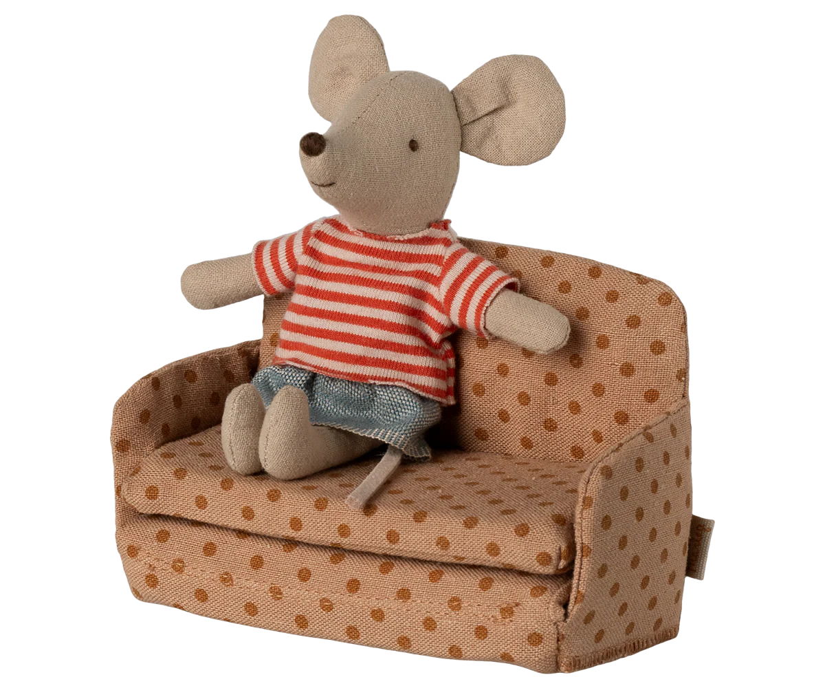 Maileg - Sofa Bed, Mouse - Dots