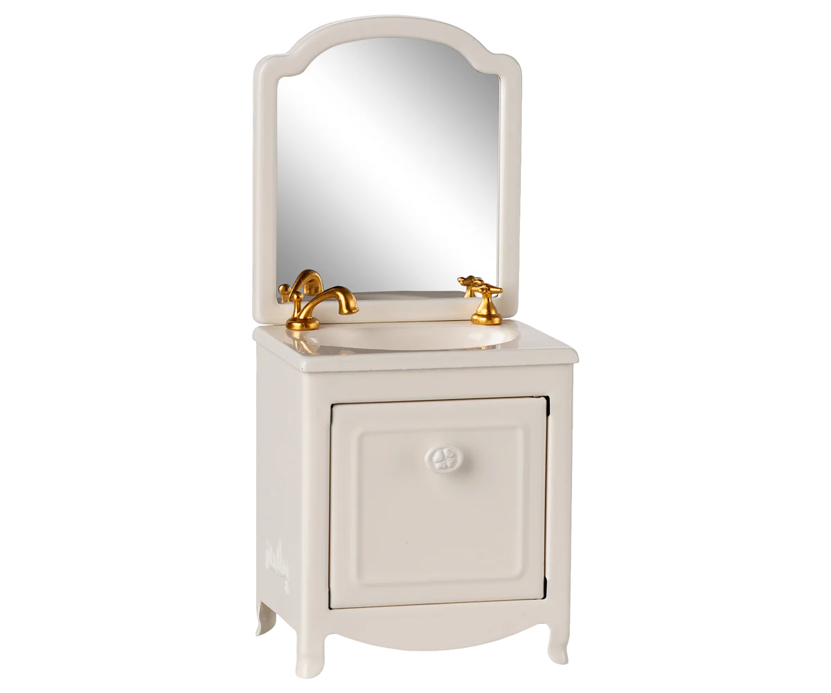 Maileg - Sink Dresser, Mouse - Off White