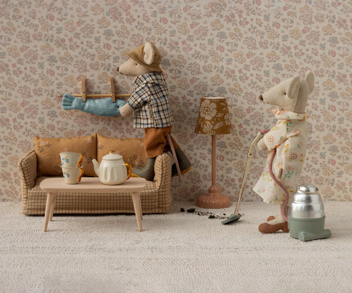 Maileg - Coffee Table, Mouse - Nature