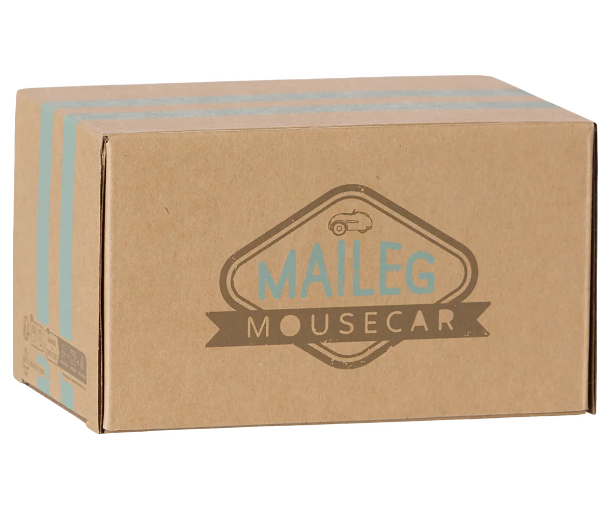 Maileg - Car, Mouse - Light mint