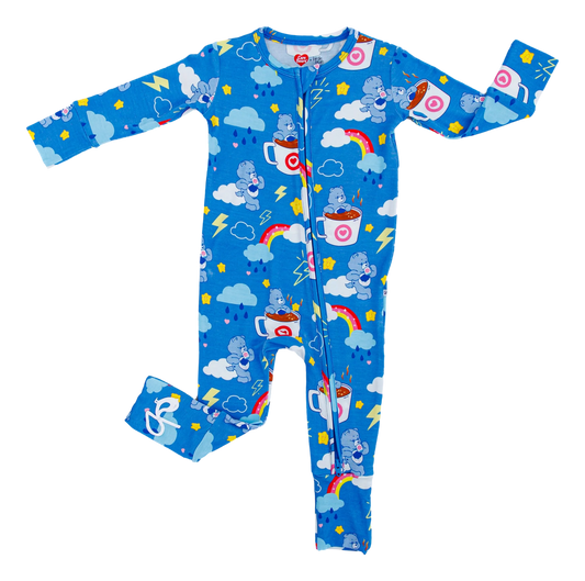 Birdie Bean - Carebears Grumpy Coffee Convertible Romper PJ