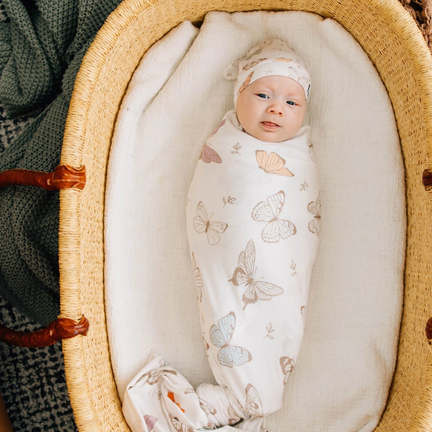 Copper Pearl - Luna Knit Swaddle Blanket