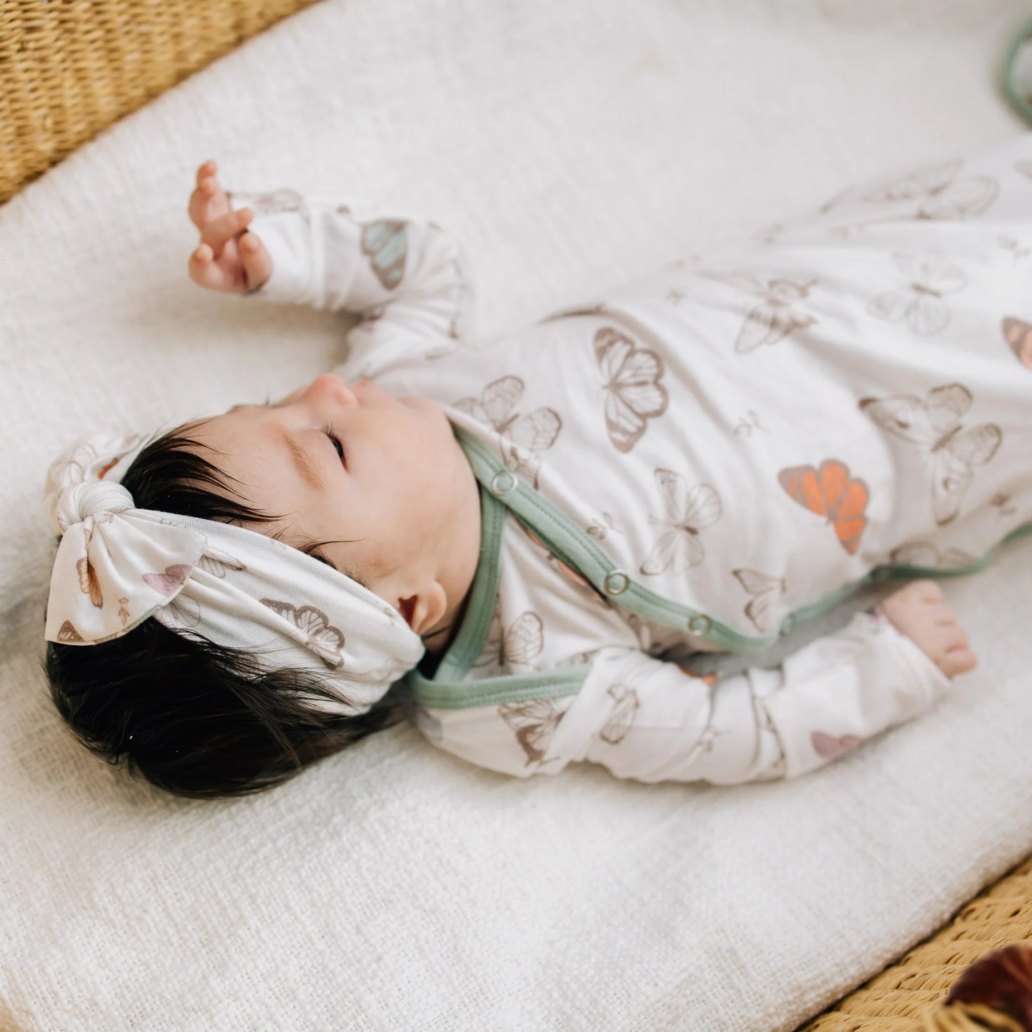 Copper Pearl - Luna Newborn Knotted Gown