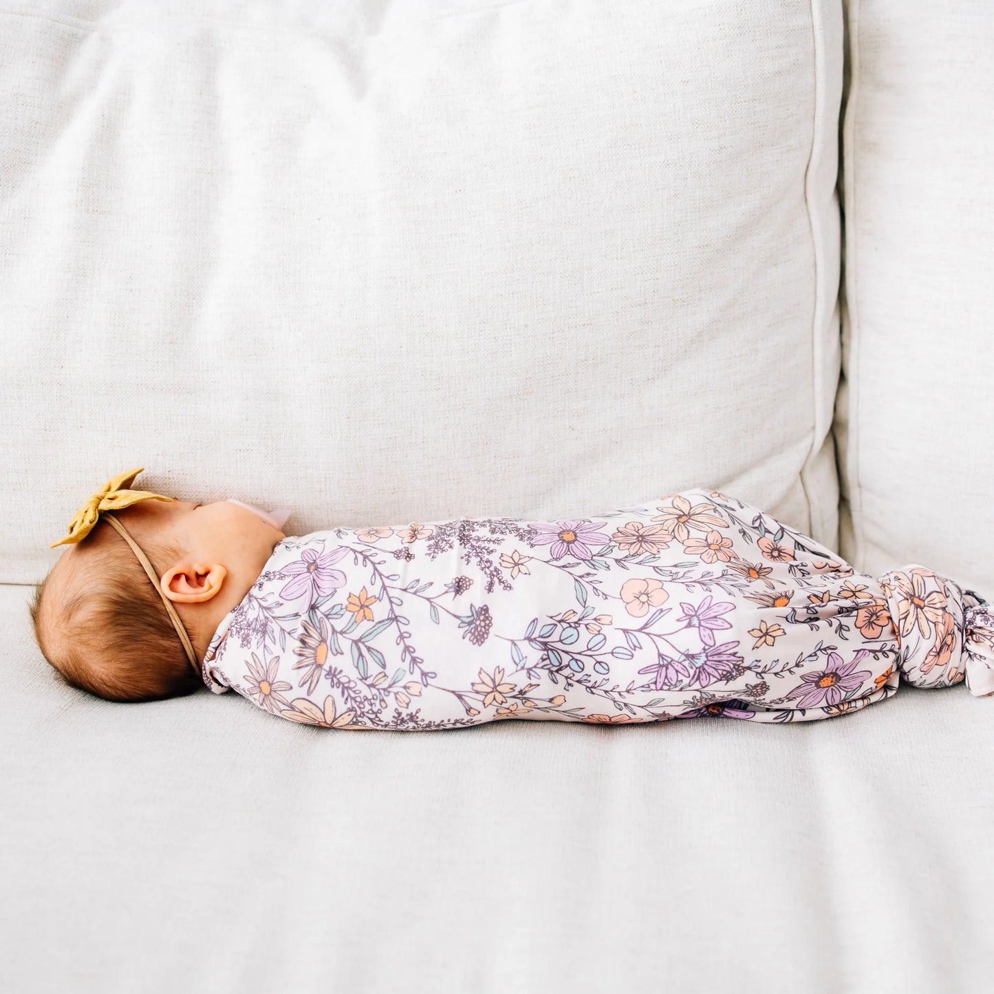 Copper Pearl - Flora Knit Swaddle Blanket