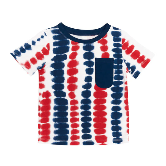 Kyte Baby - Toddler Crew Neck Tee in Liberty Rip Tide